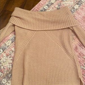 Off the shoulder sweater